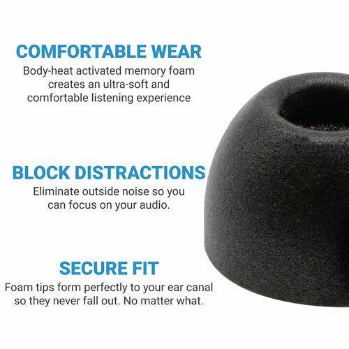 Comply™ TrueGrip™ Memory Foam Earbud Tips Comply Foam UK