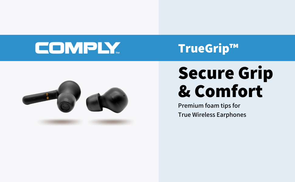 Comply truegrip for true wireless   overview