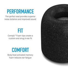 Isolation Series - 100 Core Memory Foam Earbud Tips